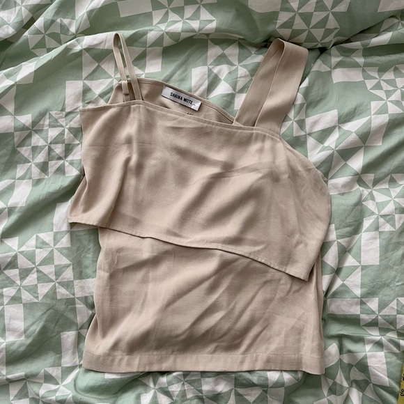 Shaina Mote Roque Top in Beige - Picture 3 of 8